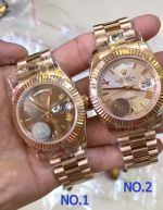 AAA Grade Rolex Day Date President Replica Rose Gold Watches 40mm